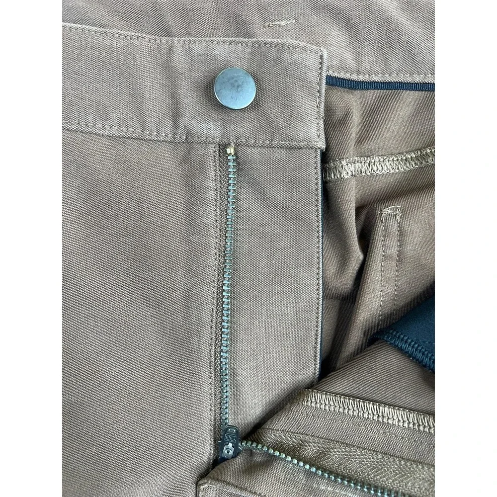 Lululemon ABC Classic Pants Men's 34x30 Brown Utilitech Performance Casual